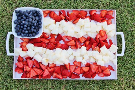 Patriotic Berry Cake Dessert Platter Patriotic Desserts Patriotic