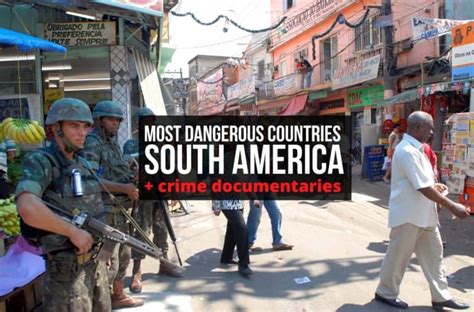 7 MOST DANGEROUS Countries in South America - [2020]