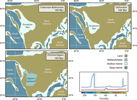 Paleogeography Of Western North America During The Middle To Late