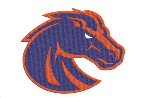 Boise State Broncos Embroidery Design Boise State University Idaho