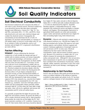 Fillable Online Nrcs Usda Soil Quality Physical Indicator Information