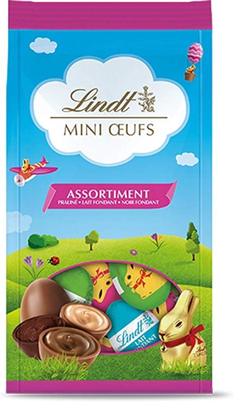 Lindt Sachet Mini Ufs Assorti Lapin Or Assortiment De Chocolat