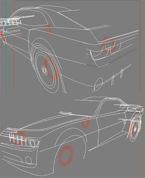 Camaro Blueprints For 3d Modeling