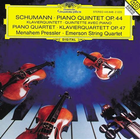 Schumann Quintette Avec Piano Op 44 Quatuor Avec Piano Op 47