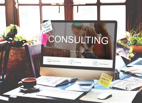 Consulting Advisory Assistance Suggestion Guidance Concept Stock Photo