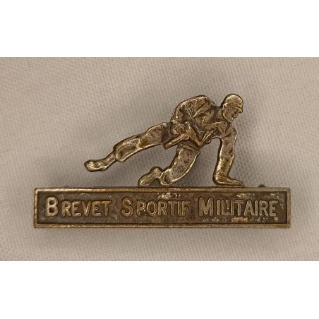 Insigne Brevet Sportif Militaire Ancien Model