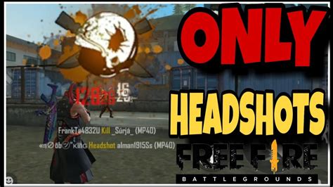 💀🔥only Headshots In Training Mode Free Fire Highlights