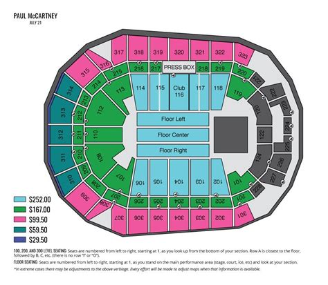 Wells Fargo Arena Des Moines Seating Chart With Rows Elcho Table