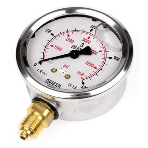 Buy Kg Wika Pressure Gauge Bottom Mounting