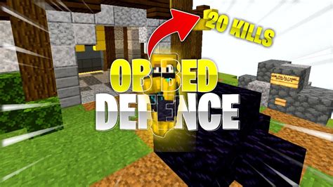 Bedwars Obsidian Bed Defence Nethergames Bedwars Mcpe Youtube