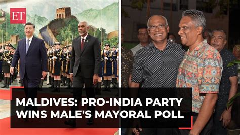 Maldives Pro India Mdp Defeats President Muizzus Party In Male