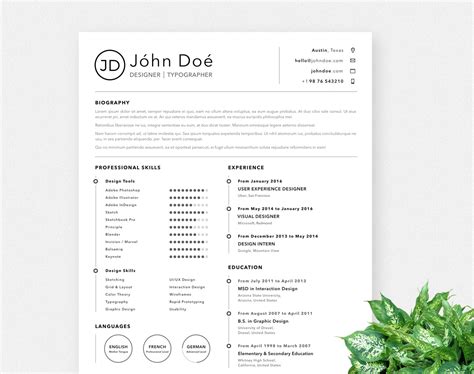 Professional A4 Resume Template in Sketch Format in 2025 - ResumeKraft