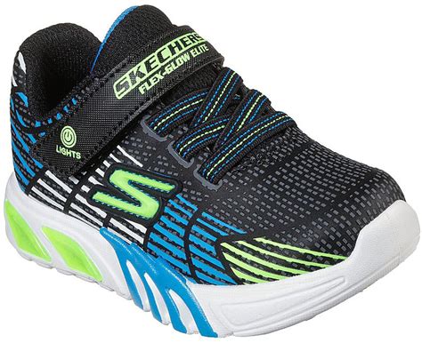 Skechers Boys S Lights Flex Glow Elite Shoes