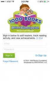 1000 Books Before Kindergarten iPhone App – 1000 Books Before Kindergarten