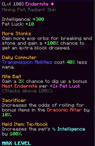 Pets New Rock Pet Legendary Perk Idea Hypixel Forums