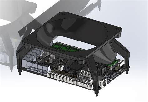 120mm Fan Duct For Btt Octopus By T1 Habit Download Free Stl Model