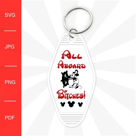 Steamboat Willie Svg Motel Keychain Svg Motel Keychain Png Etsy