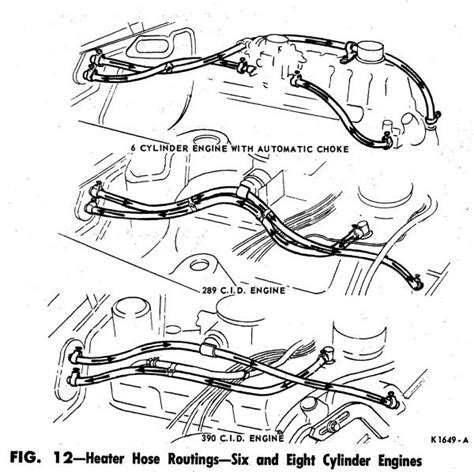 1966 Mustang V8 Engine Hose Diagram