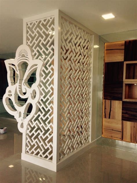 Temple Partition Jaali Design Mdf Jali Room Door Design