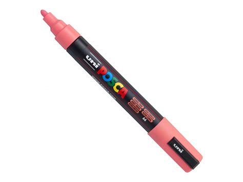 Uni Posca Paint Marker Pen Pc M Coral Pink