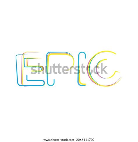 Epic Concept Designs Lettering Stock Vector Royalty Free 2066111702