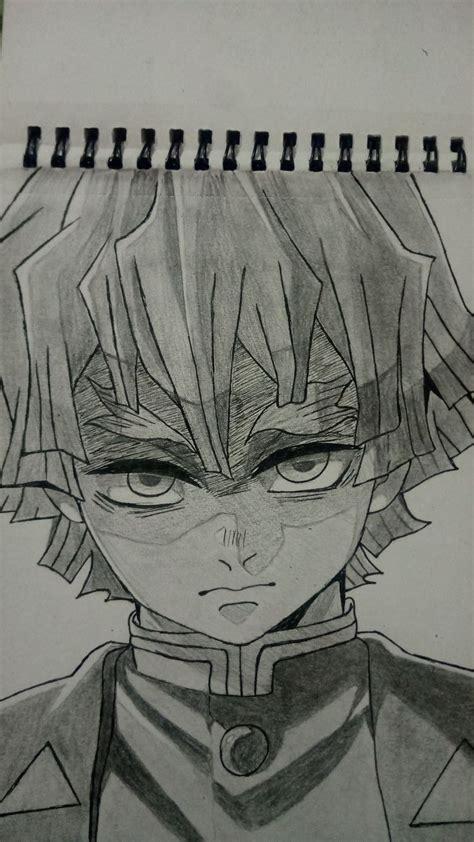 zenitsu easy anime drawings  draw  school