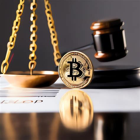 Premium Photo Cryptocurrency Litigationgavel And Crypto Concept