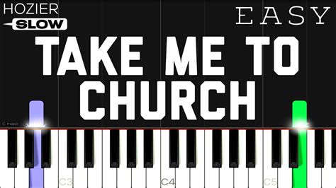 Hozier - Take Me To Church | SLOW EASY Piano Tutorial - Piano Understand