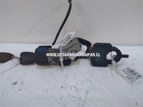 Chapa Contacto Con Modulo E Inmovilizador Y Llave Citroen C