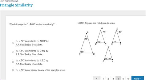 Which Triangle Is Abc Similar To And Why Abc Is Similar To Def By Aa