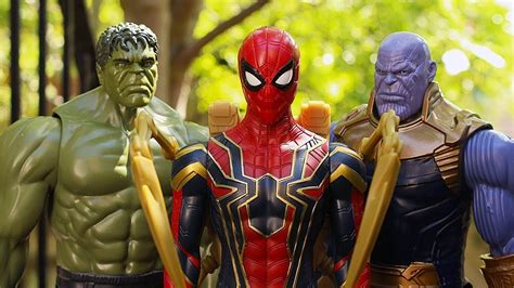 Avengers Infinity War Spiderman Hulk E Thanos Youtube