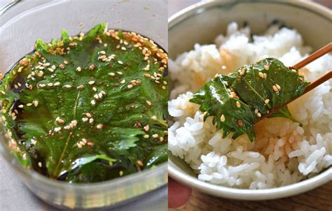 ごはんが進む！大葉の醤油漬けのレシピえごまでもok：白ごはんcom