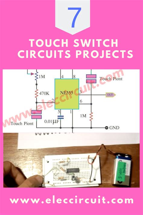 Simple Touch Switch Circuit Projects Eleccircuit