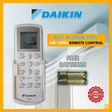 Original Daikin Air Conditioner Remote Control Controller DGS01 Part