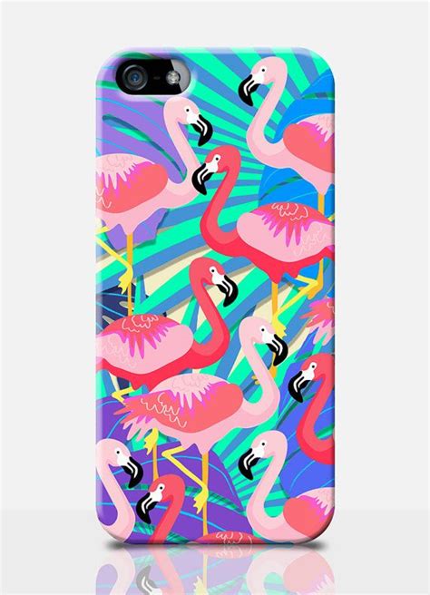 Flamingo Iphone Plus Case Bird Iphone Case By Thesmallprintcases