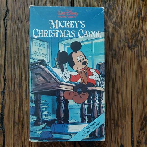 Mickey S Christmas Carol Walt Disney Home Video 1983 Vhs 459 Vintage 12257459036 Ebay