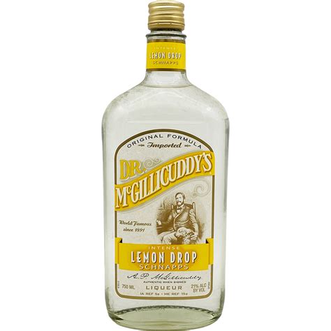 Dr Mcgillicuddys Lemon Drop Schnapps Liqueur Gotoliquorstore