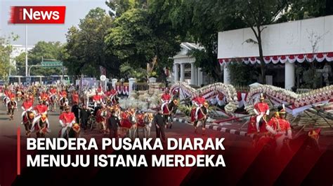 Bendera Pusaka Diarak Oleh Kereta Kencana Ki Jaga Rasa Menuju Istana