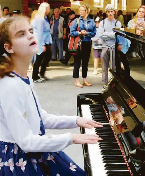 Left blind by cancer, Lucy shows her piano genius aged just 13