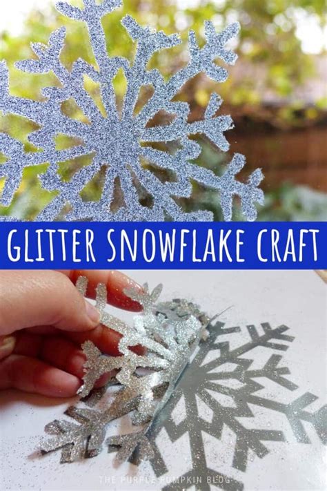 How To Make Glitter Snowflakes | Easy Winter Craft For All Ages!