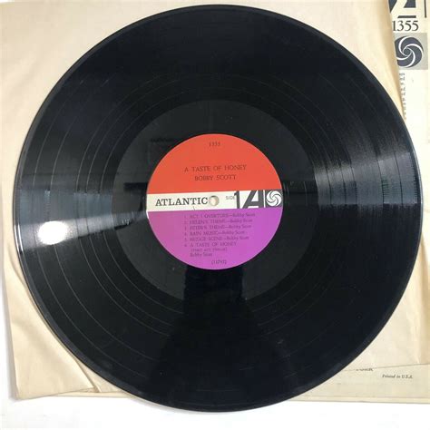 A Taste Of Honey Bobby Scott 1355 Vg Vinyl Lp R20 Etsy