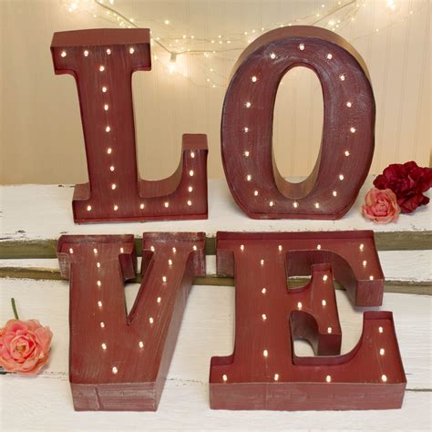 Light Up The Room With Lovethis Vintage Industrial Marquee Sign Is