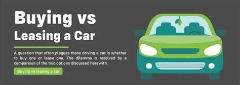 Buying Vs Leasing A Car Infographic Plaza