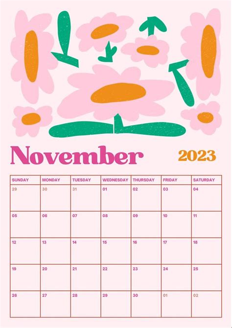 November Calendar November Calendar 2023 2023 Monthly Calendar 2023