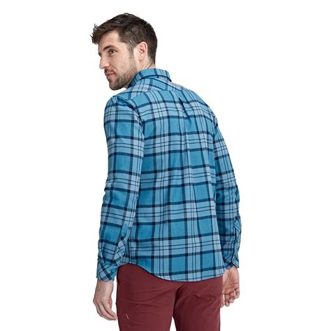 Mammut Trovat Long Sleeve Shirt Blue Trekkinn