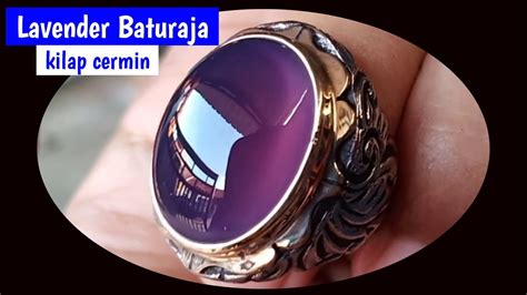 Serat Kura Batu Akik Lavender Batu Raja Purple Chalcedony YouTube