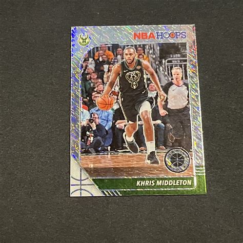 2019 20 Panini NBA Hoops Premium Stock Shimmer Prizm 107 Khris