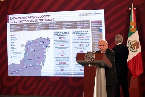 Si cambia trazo de Tren Maya seguirán hallazgos acepta INAH