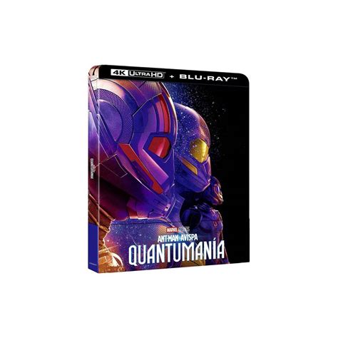 Ant Man Y La Avispa Quantumania 4K UHD Blu Ray Steelbook Ed