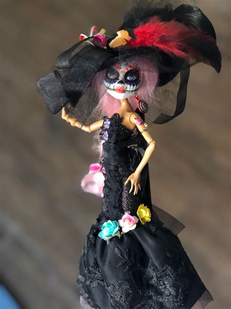 Ooak Doll La Catrina Day Of The Dead Día De Muertos Catrina Etsy